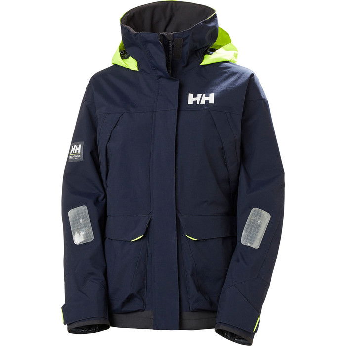 2023 Helly Hansen Frauen Pier Coastal Segeljacke & Pier Latzhosen-Kombi-Set 3417733961 - Navy